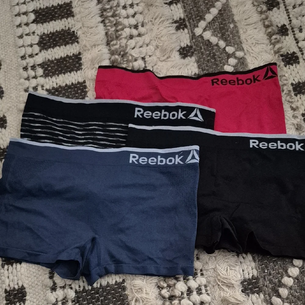 Lot 4 Reebok Panties Boy Shorts Large